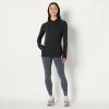 imageAmazon Essentials Womens Soft Stretch Performance Pullover with HoodSpace Dye Black
