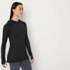 imageAmazon Essentials Womens Soft Stretch Performance Pullover with HoodSpace Dye Black