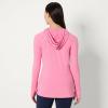 imageAmazon Essentials Womens Soft Stretch Performance Pullover with HoodSpace Dye Pink