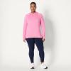 imageAmazon Essentials Womens Soft Stretch Performance Pullover with HoodSpace Dye Pink