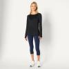 imageAmazon Essentials Womens Tech Stretch LongSleeve TShirtBlack
