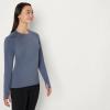 imageAmazon Essentials Womens Tech Stretch LongSleeve TShirtSlate Grey