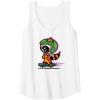 imageAmazon Essentials Guardians of the Galaxy Skateboarding Rocket Tank TopWhite