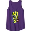 imageAmazon Essentials Marvel Miles Morales SpiderMan Bold Yellow Name Tank TopPurple