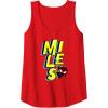 imageAmazon Essentials Marvel Miles Morales SpiderMan Bold Yellow Name Tank TopRed