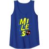 imageAmazon Essentials Marvel Miles Morales SpiderMan Bold Yellow Name Tank TopRoyal Blue
