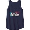 imageAmazon Essentials Marvel Miles Morales SpiderMan Checkerboard Collage Tank TopNavy Blue