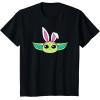 imageAmazon Essentials The Mandalorian Grogu Spring Easter Bunny Ears TShirtBlack