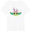 imageAmazon Essentials The Mandalorian Grogu Spring Easter Bunny Ears TShirtWhite