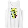imageAmazon Essentials Marvel Miles Morales SpiderMan Bold Yellow Name Tank TopWhite