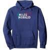 imageAmazon Essentials Marvel Miles Morales SpiderMan Checkerboard Collage Pullover HoodieNavy Blue