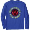 imageAmazon Essentials Marvel Miles Morales SpiderMan Circular Logo Long Sleeve TShirtRoyal Blue