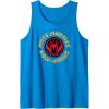 imageAmazon Essentials Marvel Miles Morales SpiderMan Circular Logo Tank TopSapphire Blue