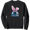 imageAmazon Essentials Star Wars R2D2 Spring Easter Bunny Ears SweatshirtBlack