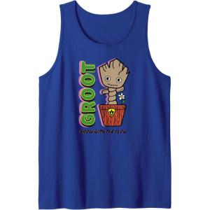 imageAmazon Essentials Guardians of the Galaxy Groot Grow With The Flow Tank TopRoyal Blue