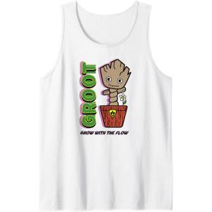 imageAmazon Essentials Guardians of the Galaxy Groot Grow With The Flow Tank TopWhite