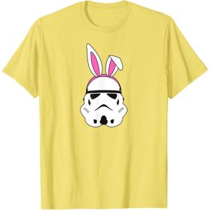 imageAmazon Essentials Star Wars Stormtrooper Spring Easter Bunny Ears TShirtLemon Yellow