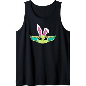 imageAmazon Essentials The Mandalorian Grogu Spring Easter Bunny Ears Tank TopBlack