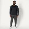 imageAmazon Essentials Mens Active Quick Dry Tech Stretch Lightweight LongSleeve TShirt Available in BigampampTallBlackWhite