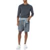 imageAmazon Essentials Mens Active Quick Dry Tech Stretch Lightweight LongSleeve TShirt Available in BigampampTallCharcoal Space Dye