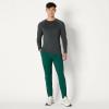 imageAmazon Essentials Mens Active Quick Dry Tech Stretch Lightweight LongSleeve TShirt Available in BigampampTallDark GreenHeather Graphite
