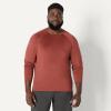 imageAmazon Essentials Mens Active Quick Dry Tech Stretch Lightweight LongSleeve TShirt Available in BigampampTallHeather GraphiteHenna