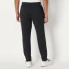imageAmazon Essentials Mens Soft Performance 30quot Inseam Knit Track PantSpace Dye Black