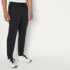 imageAmazon Essentials Mens Soft Performance 30quot Inseam Knit Track PantSpace Dye Black