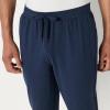 imageAmazon Essentials Mens Soft Performance 30quot Inseam Knit Track PantSpace Dye Navy