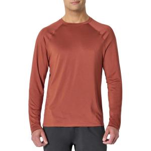 imageAmazon Essentials Mens Active Quick Dry Tech Stretch Lightweight LongSleeve TShirt Available in BigampampTallHeather GraphiteHenna