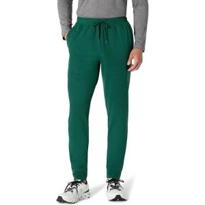 imageAmazon Essentials Mens Soft Performance 30quot Inseam Knit Track PantSpace Dye Green