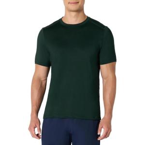 imageAmazon Essentials Mens Tech Stretch ShortSleeve TShirtDark Green