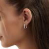 imageAmazon Essentials 14k Gold Plated or Silver Plated Modern Oval Hoop EarringsSilver