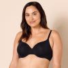 imageAmazon Essentials TShirt Bras for Women Comfortable Underwire Pack of 2Black