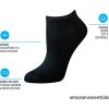 imageAmazon Essentials Womens Casual LowCut Socks Lightweight 6 PairsBlack
