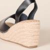 imageAmazon Essentials Womens Comfortable Wedge Espadrille SandalBlack