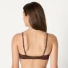 imageAmazon Essentials Womens Cotton Jersey Adjustable Scoop Bralette Pack of 2BlackRich Hazel