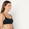 imageAmazon Essentials Womens Cotton Jersey Adjustable Scoop Bralette Pack of 2BlackWhite