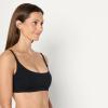 imageAmazon Essentials Womens Cotton Jersey Comfort Nursing Bra Pack of 2BlackWhite