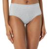 imageAmazon Essentials Womens Cotton Midi Brief Underwear  Discontinued Colors Pack of 6BlackGreyWhite Dots