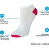 imageAmazon Essentials Womens Cotton NoShow Athletic Socks Lightly Cushioned 10 PairsPinkGreyWhite