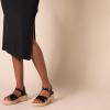 imageAmazon Essentials Womens Flatform Espadrille SandalBlack