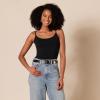 imageAmazon Essentials Womens Leather Western BeltBlack