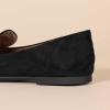 imageAmazon Essentials Womens Loafer FlatBlack Microsuede
