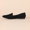 imageAmazon Essentials Womens Loafer FlatBlack Microsuede