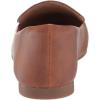 imageAmazon Essentials Womens Loafer FlatChestnut Brown Faux Leather