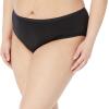 imageAmazon Essentials Womens Microfiber Underwear Hipster ampamp Thong Available in Plus Size Pack of 6BlackSoft Petal