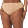 imageAmazon Essentials Womens Microfiber Underwear Hipster ampamp Thong Available in Plus Size Pack of 6BlackWashed Bronze