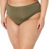 imageAmazon Essentials Womens Microfiber Underwear Hipster ampamp Thong Available in Plus Size Pack of 6BlushDark Khaki GreenMauve