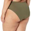 imageAmazon Essentials Womens Microfiber Underwear Hipster ampamp Thong Available in Plus Size Pack of 6BlushDark Khaki GreenMauve